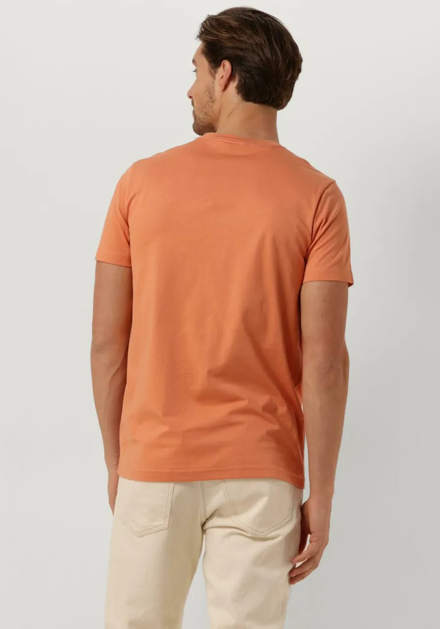PS PAUL SMITH Heren Polo's & T-shirts Mens Slim Fit Ss Tshirt Zebra Badge - Oranje