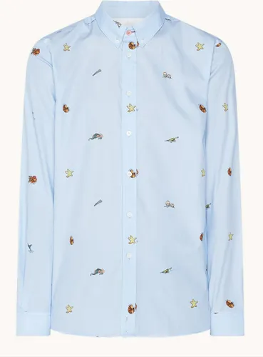 PS Paul Smith Regular fit overhemd met print - Blauw