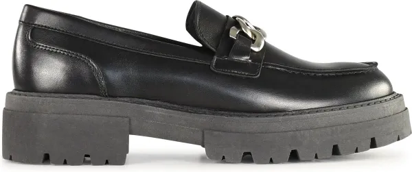 PS Poelman ROCKLAND Dames Loafers - Instappers - Zwart