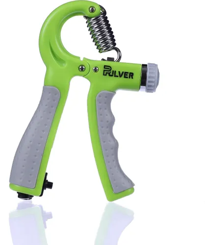Pulver -Handtrainer 10 to 60kg met Vingertrainer - Handknijper- Knijphalter - Armtrainer – Gewichten - Hand knijper set - Handgripper - Hand gripper -...