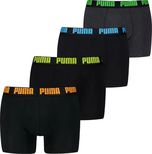 PUMA 4P boxers everyday zwart - S