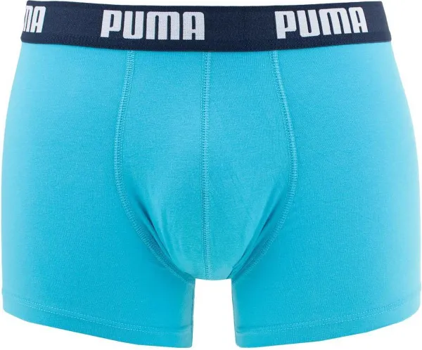 PUMA Boxershort XII Heren Basic 2-pack Blauw