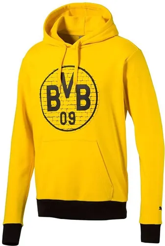 Puma BVB fan hoody junior geel zwart 75286511