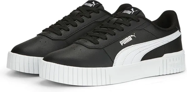 PUMA Carina 2,0 Dames Sneakers - Zwart/Wit/Zilver