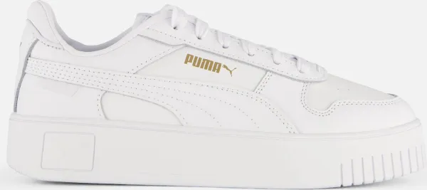 PUMA Carina Street Jr FALSE Sneakers - PUMA White-PUMA White-PUMA Gold