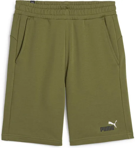 PUMA ESS+ 2 Col Shorts 10 Heren Broek - Olive Green
