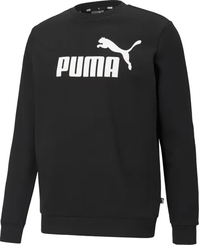 PUMA ESS Big Logo Crew FL Heren Trui - Zwart