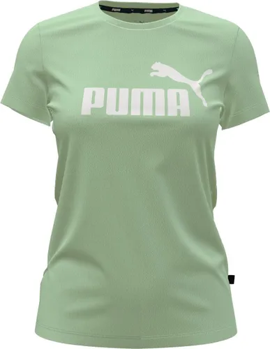 PUMA ESS Logo Tee (s) Dames T-shirt - Fresh Mint