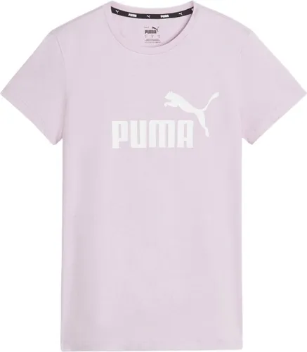 PUMA ESS Logo Tee (s) Dames T-shirt - Grape Mist