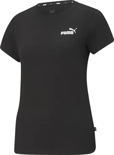 PUMA ESS Small Logo Tee Dames T-shirt - Zwart