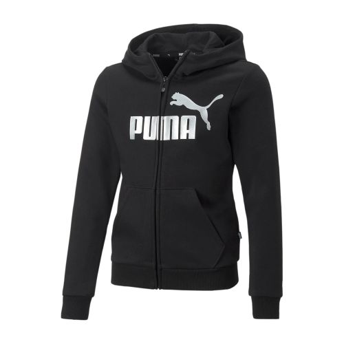 Puma Essential+ Logo Hooded Vest Junior