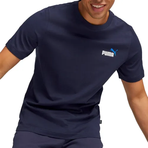 Puma Essentials+ 2 Small Logo T-shirt Mannen