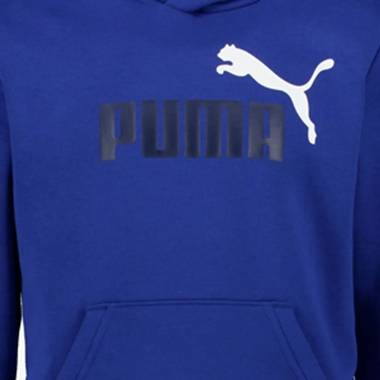 Puma Essentials Big Logo kinder hoodie blauw