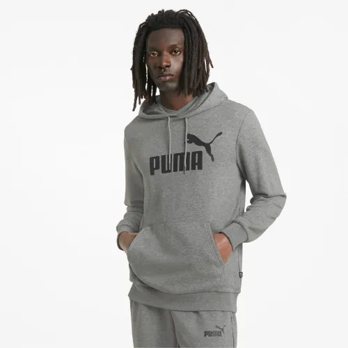 PUMA Essentials hoodie met groot logo , Grijs/Heide