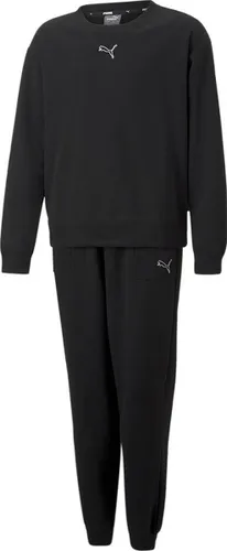 PUMA Loungewear Suit FL G Meisjes Trainingspak - Zwart