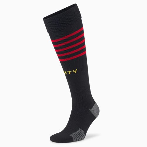 PUMA Manchester City F.C. Hooped replica sokken voor Heren, Rood/Zwart