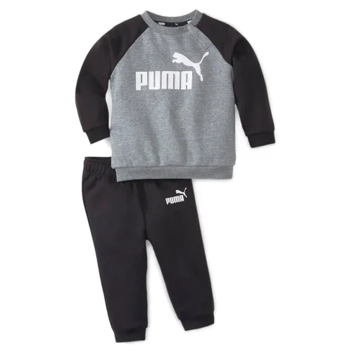 PUMA Minicats Essentials Jogging Trainingspak Baby / Peuters Zwart Grijs Wit
