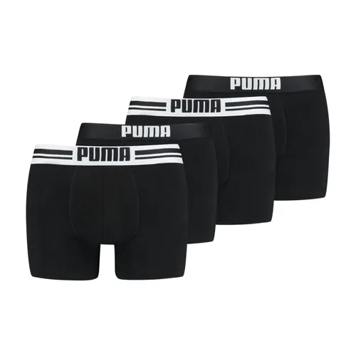 Puma Placed Logo Boxershorts Heren (4-pack)