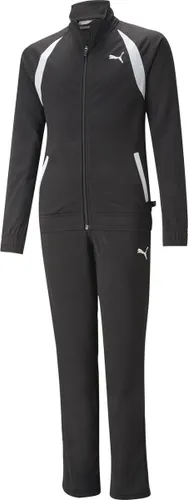 PUMA Tricot Suit op G Meisjes Trainingspak - Zwart
