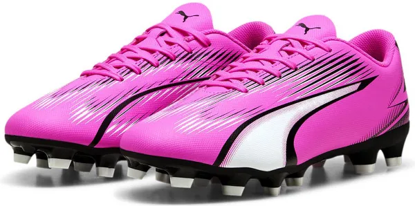 PUMA ULTRA PLAY FG/AG Heren Sportschoenen - Poison Pink-PUMA White-PUMA Black