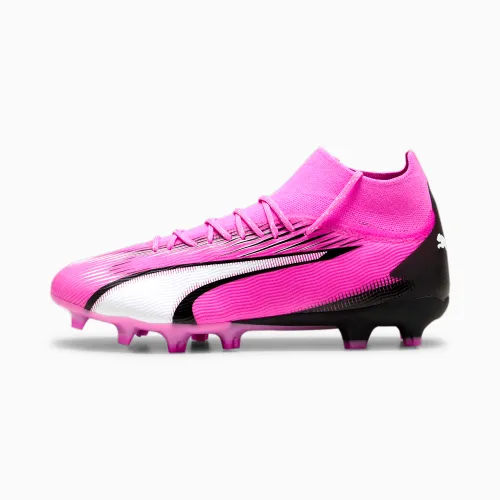 PUMA ULTRA PRO FG/AG voetbalschoenen, Roze/Zwart/Wit