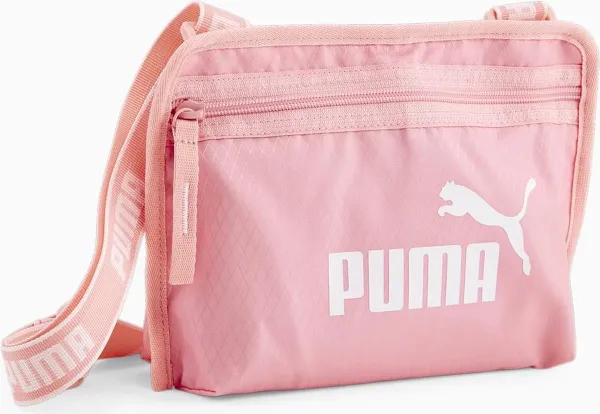 Puma Wmns Core Base Shoulder Bag - Peach Smoothie - 25x8x17.5