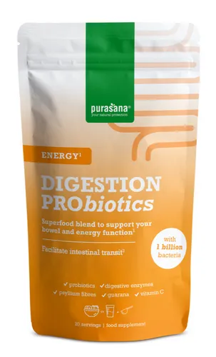 Purasana Digestion Probiotics Energy Poeder