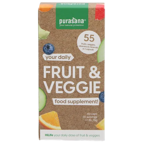 Purasana Fruit & Veggie Food Supplement - 60 capsules