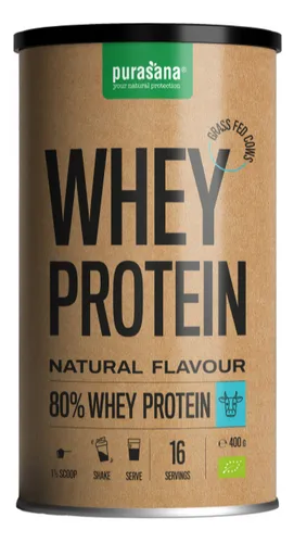 Purasana Organic Whey Protein Powder Naturel