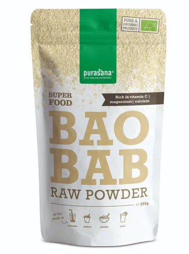 Purasana Vegan Baobab Raw Powder