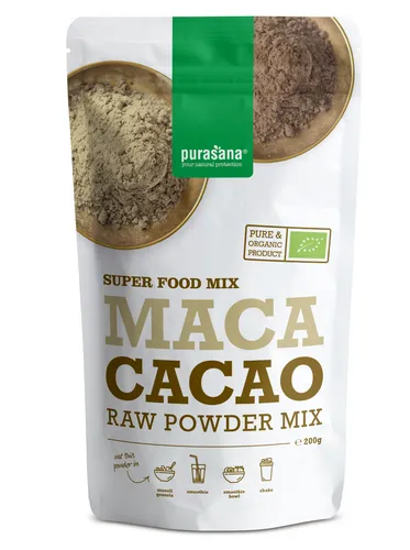 Purasana Vegan Maca Cacao Raw Powder Mix