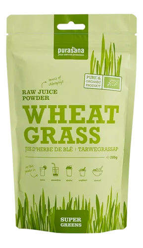 Purasana Wheat Grass Vegan Tarwegrassap Poeder
