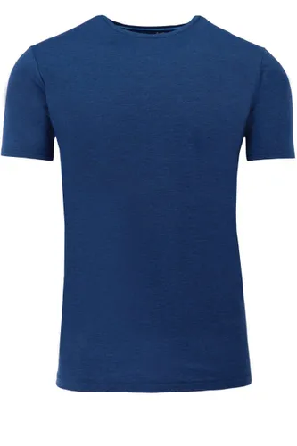 Pure Slim Fit T-Shirt donkerblauw, Effen