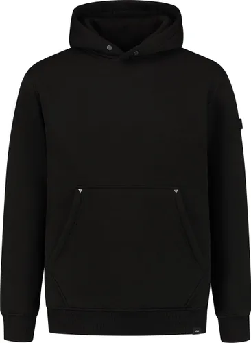 Purewhite - Heren Regular fit Sweaters Hoodie LS - Black