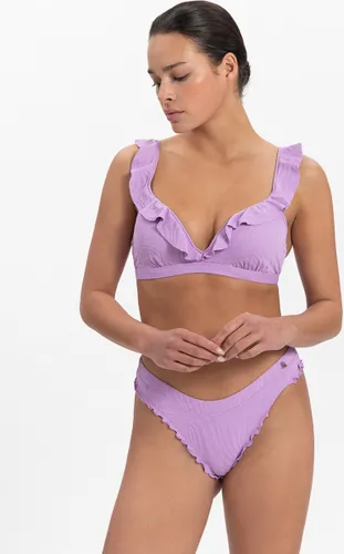 Purple Swirl ruches bikinibroekje