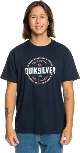 Quiksilver Circle Up Heren T-shirt Eqyzt07680-byj0 - Kleur Blauw
