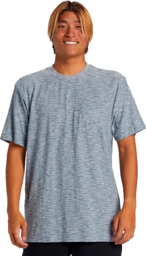 Quiksilver Kentin Ss Pocket Heren T-shirt Aqykt03114-bqy3 - Kleur Blauw