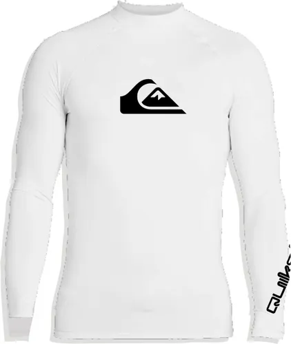 Quiksilver - UV-Zwemshirt met lange mouwen voor jongens - All time - Wit