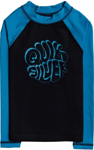 Quiksilver - UV-zwemshirt voor jongens - Longsleeve - Bubble Trouble - Zwart