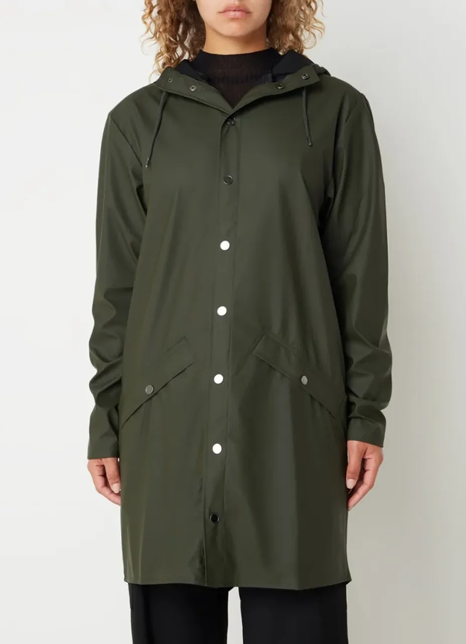 Rains 12020 long jacket green