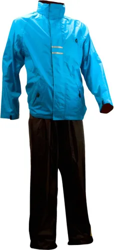 Ralka Regenpak - Senior - Azuurblauw/Zwart