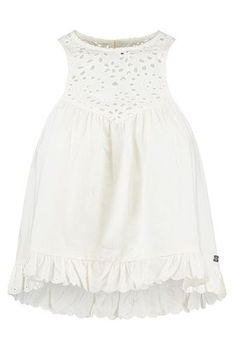 Rebecy Broderie Top Star White