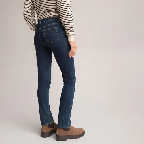 Rechte jeans push-up extra confort