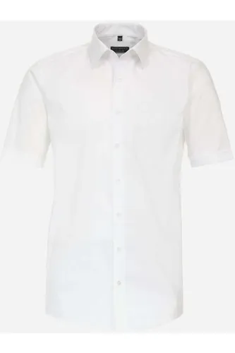 Redmond Comfort Fit Overhemd Korte mouw wit