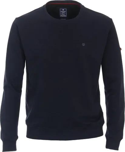 Redmond heren sweatshirt katoenmengsel - O-hals - blauw (middeldik)