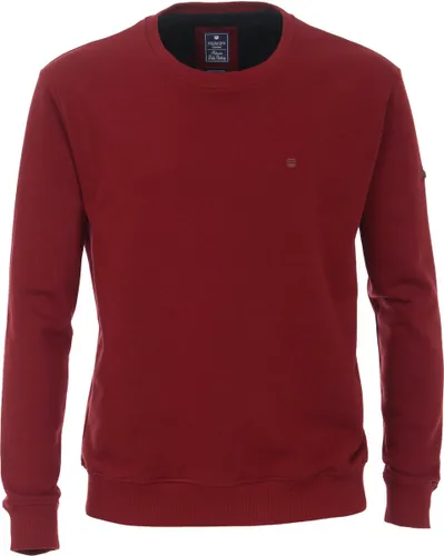 Redmond heren sweatshirt katoenmengsel - O-hals - rood (middeldik)