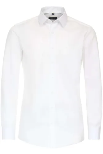 Redmond Regular Fit Overhemd ecru, Effen