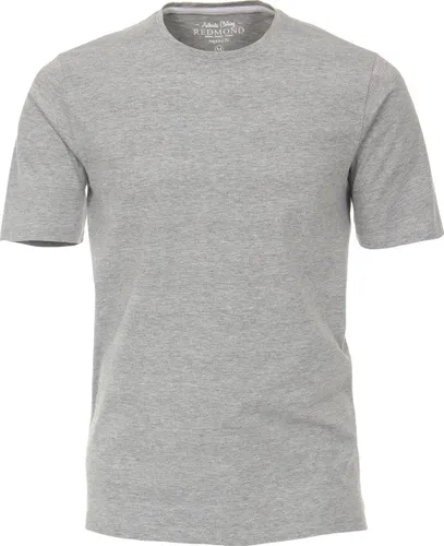 Redmond regular fit T-shirt - korte mouw O-hals - grijs
