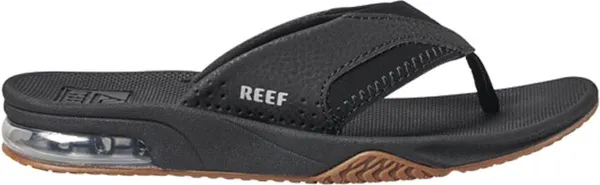 Reef Kids Fanning Jongens Slippers - Zwart