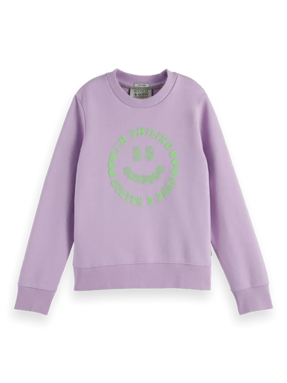 Regular fit artwork sweatshirt - Maat 8 - Multicolor - Meisje - Trui - Scotch & Soda